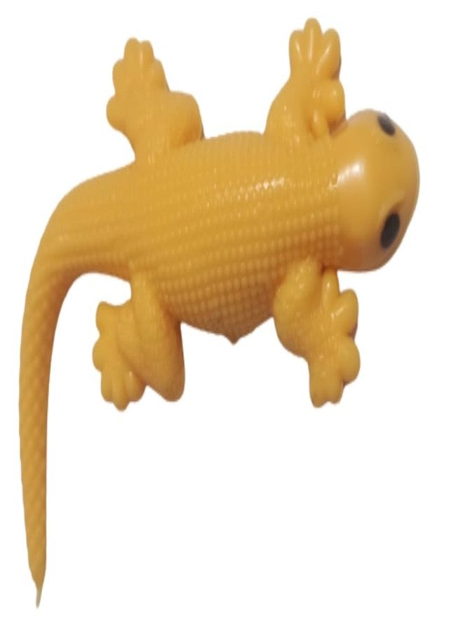 FULLFILLS Real Looking Rubber Lizard Toy Multicolour (Pack of 3 Piece) - Image 1